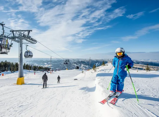 skikjøring i Hafjell